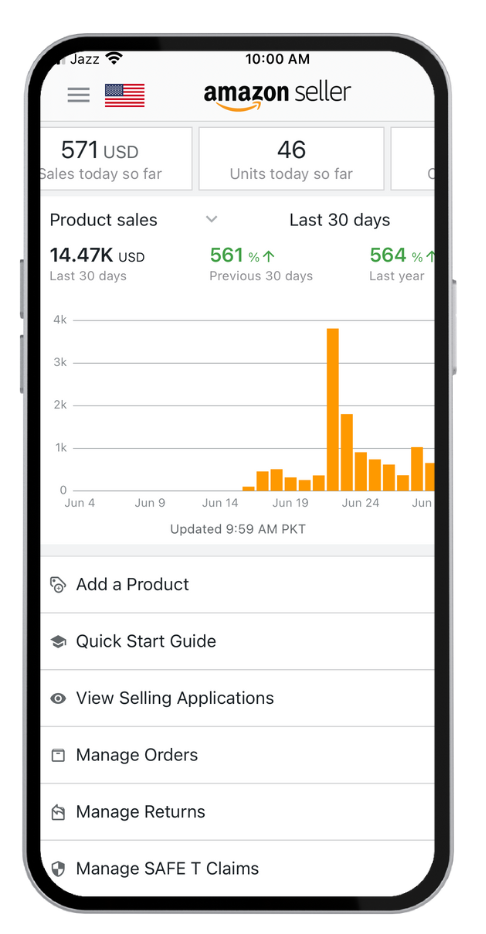 Original mobile store result snapshot 2